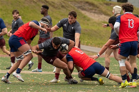RSEQ 2024 - Finale Rugby Univ Masc - ETS (19) vs (14) Ottawa - 1 Mi-Temps Reel B