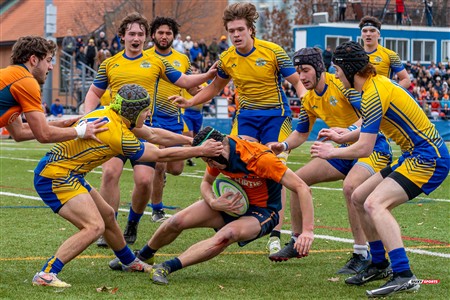 RSEQ 2024 - Final Rugby Masc CEGEP - John Abbott (48) vs (18) André Laurendeau - First Half