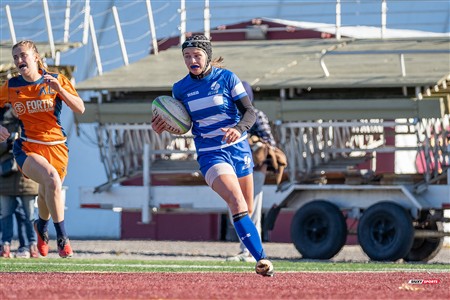 RSEQ 2024 - Démi Finale Rugby Fem Cegep - André Laurendeau (31) vs (43) Dawson