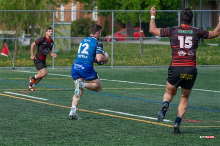 RQ 2024 - Super Ligue M - Parc Olympique (29) vs (15) Club de Rugby de Québec - 1ère mi-temps