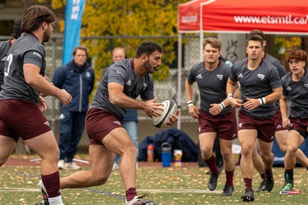 RSEQ 2024 - Finale Rugby Univ Masc - ETS (19) vs (14) Ottawa - 1 Mi-Temps Reel A