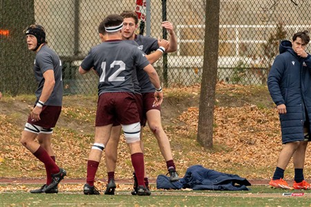 RSEQ 2024 - Finale Rugby Univ Masc - ETS (19) vs (14) Ottawa - 1 Mi-Temps Reel B