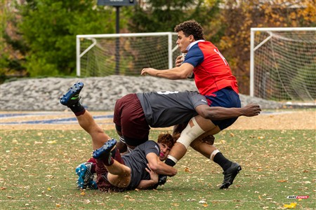 RSEQ 2024 - Finale Rugby Univ Masc - ETS (19) vs (14) Ottawa - 1 Mi-Temps Reel A