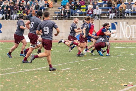 RSEQ 2024 - Finale Rugby Univ Masc - ETS (19) vs (14) Ottawa - 1 Mi-Temps Reel B