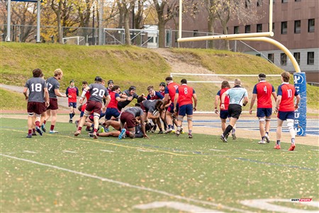 RSEQ 2024 - Finale Rugby Univ Masc - ETS (19) vs (14) Ottawa - 2 Mi-Temps Reel B
