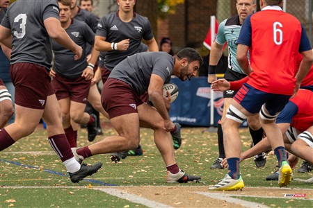 RSEQ 2024 - Finale Rugby Univ Masc - ETS (19) vs (14) Ottawa - 1 Mi-Temps Reel A