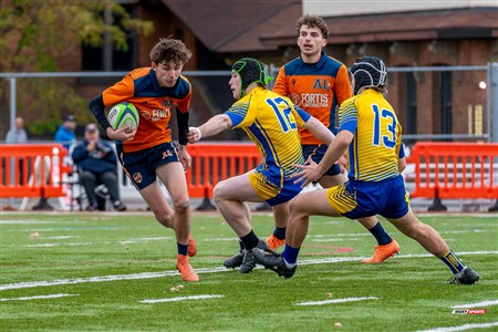 RSEQ 2024 - Final Rugby Masc CEGEP - John Abbott (48) vs (18) André Laurendeau - First Half