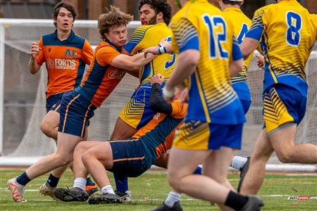 RSEQ 2024 - Final Rugby Masc CEGEP - John Abbott (48) vs (18) André Laurendeau - First Half