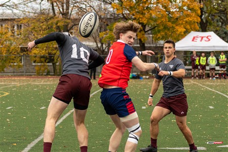 RSEQ 2024 - Finale Rugby Univ Masc - ETS (19) vs (14) Ottawa - 1 Mi-Temps Reel A