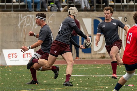 RSEQ 2024 - Finale Rugby Univ Masc - ETS (19) vs (14) Ottawa - 1 Mi-Temps Reel B