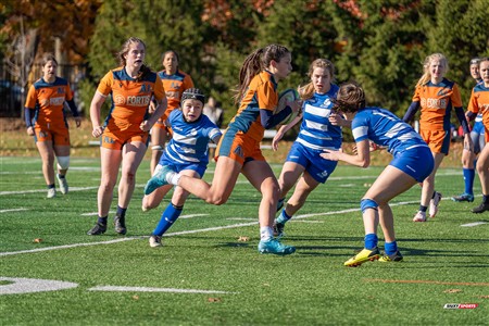 RSEQ 2024 - Démi Finale Rugby Fem Cegep - André Laurendeau (31) vs (43) Dawson