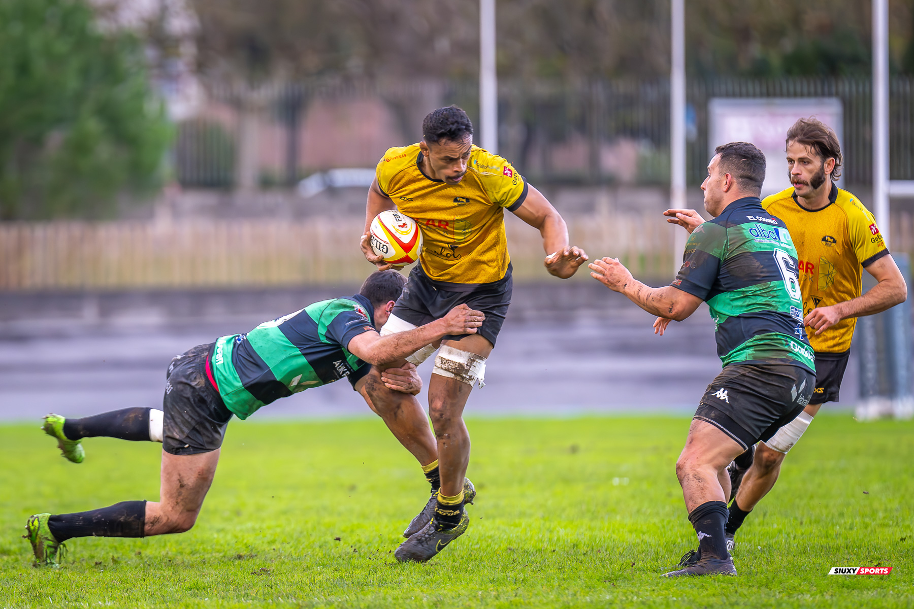 Noah COOPER - Anthony MATOTO -  Getxo Artea Rugby Taldea - Gernika Rugby Taldea - Rugby - FER 2023 - DHB - Getxo Artea RT (24) vs (20) Universitario Bilbao Rugby (#FER23DHBGETGER11) Photo by: Fredy Monfoto | Siuxy Sports 2023-11-25