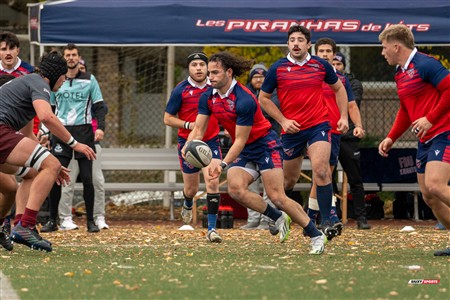 RSEQ 2024 - Finale Rugby Univ Masc - ETS (19) vs (14) Ottawa - 1 Mi-Temps Reel B