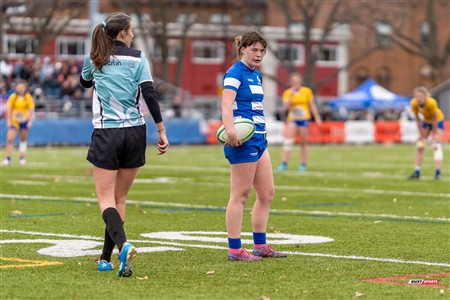RSEQ 2024 - Final Rugby Fem CEGEP - John Abbott (12) vs (21) Dawson - First Half