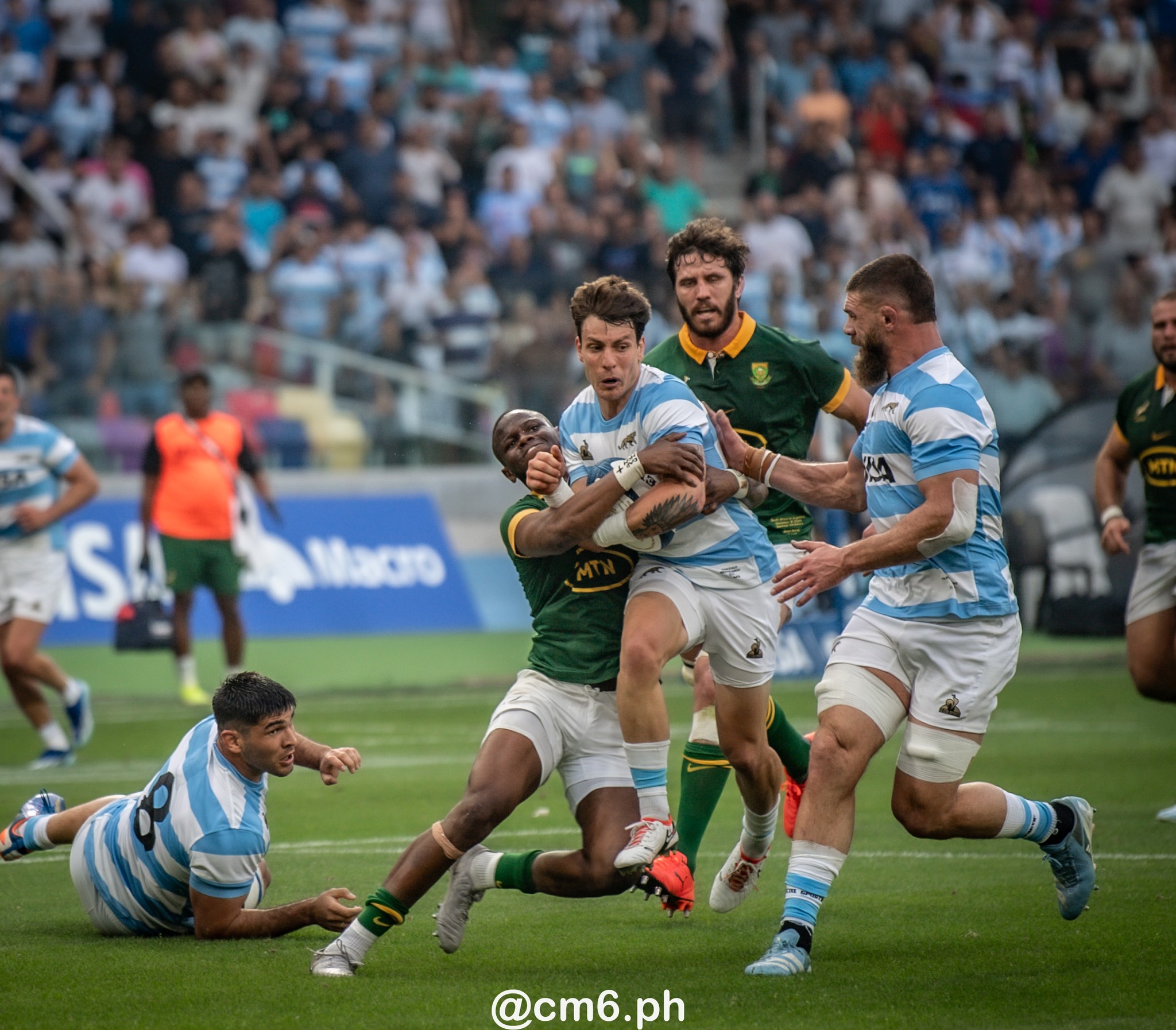  Selección Argentina de Rugby XV - South Africa national rugby union team - Rugby - Rugby Championship 2024 - Los Pumas (29) vs (28) Springboks - Santiago del Estero,  ARG (#RCH24ARGSA0921) Photo by: Christian Mas | Siuxy Sports 2024-09-21