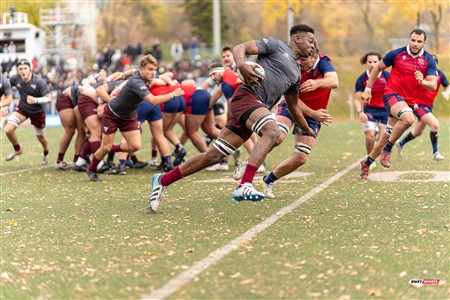 RSEQ 2024 - Finale Rugby Univ Masc - ETS (19) vs (14) Ottawa - 2 Mi-Temps Reel B