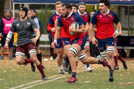 RSEQ 2024 - Finale Rugby Univ Masc - ETS (19) vs (14) Ottawa - 1 Mi-Temps Reel B
