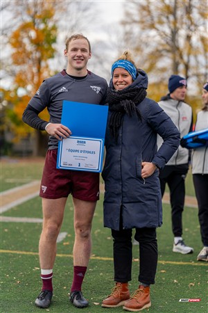 RSEQ 2024 - Finale Rugby Univ Masc - ETS vs Ottawa - Medailles OTT