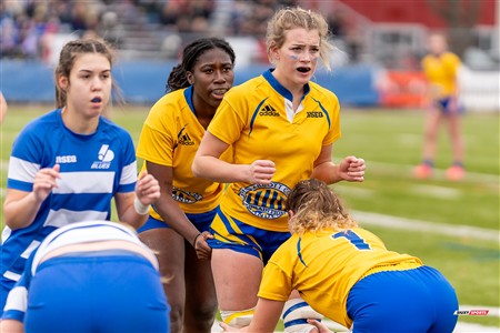 RSEQ 2024 - Final Rugby Fem CEGEP - John Abbott (12) vs (21) Dawson - First Half