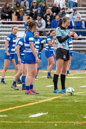 RSEQ 2024 - Final Rugby Fem CEGEP - John Abbott (12) vs (21) Dawson - First Half