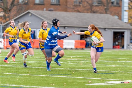 RSEQ 2024 - Final Rugby Fem CEGEP - John Abbott (12) vs (21) Dawson - First Half