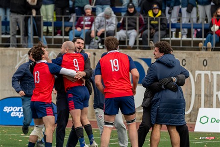 RSEQ 2024 - Finale Rugby Univ Masc - ETS vs Ottawa - Célébrations