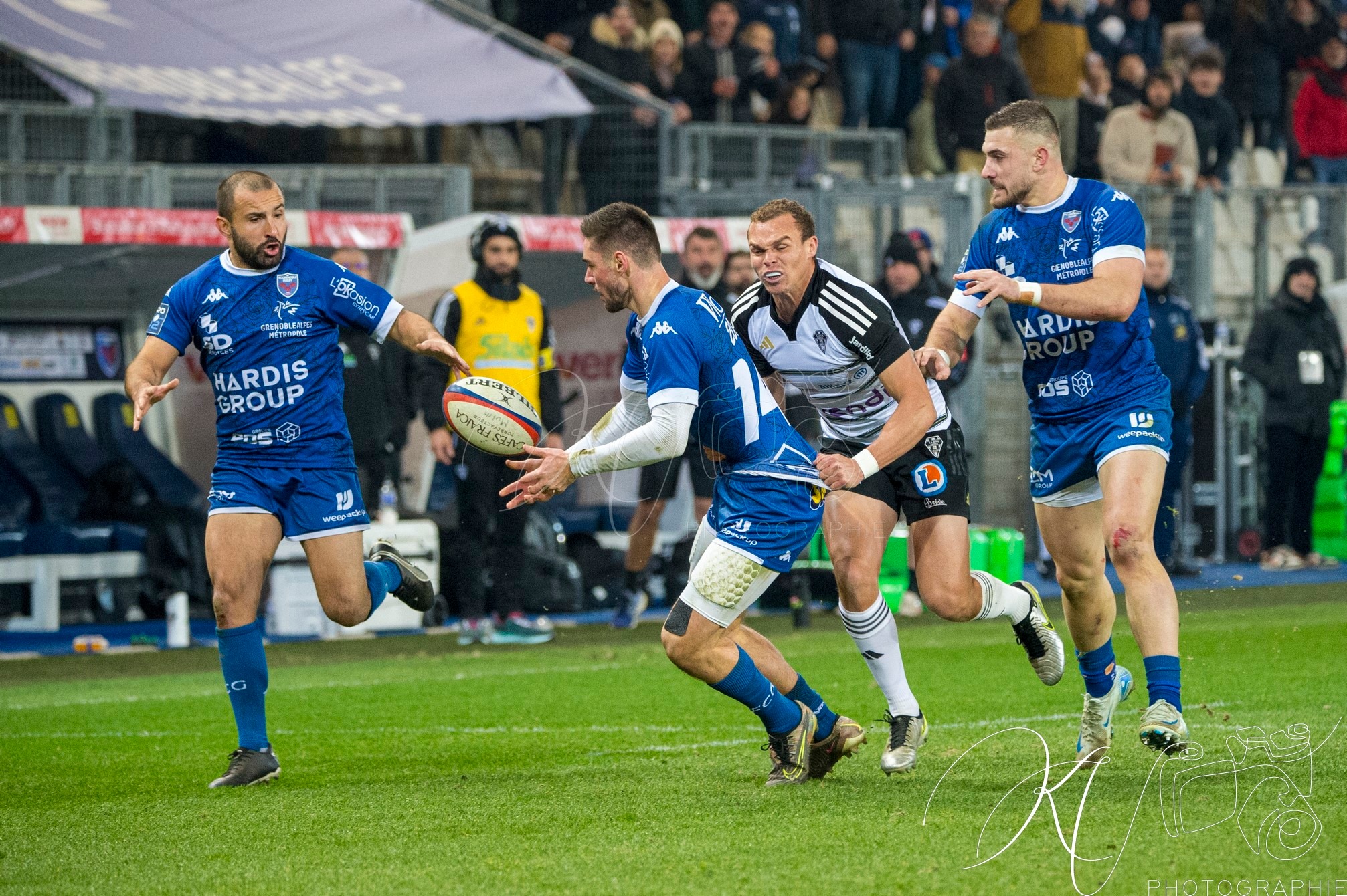  FC Grenoble Rugby - CA Brive - Rugby - FFR 2024 Fed2 - FC Grenoble Rugby (34) vs (22) CA Brive (#FFR24F2FCGBRI12) Photo by: Karine Valentin | Siuxy Sports 2024-12-13