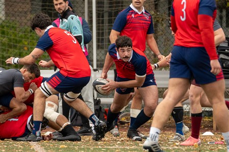 RSEQ 2024 - Finale Rugby Univ Masc - ETS (19) vs (14) Ottawa - 1 Mi-Temps Reel B