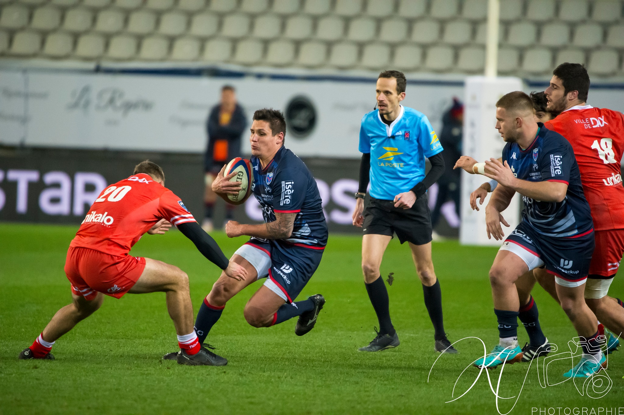 Romain BARTHÉLÉMY -  FC Grenoble Rugby - US Dax - Rugby - Pro D2 - FC Grenoble (24) vs (27) US Dax (#PD224FCGDAX01) Photo by: Karine Valentin | Siuxy Sports 2024-01-19