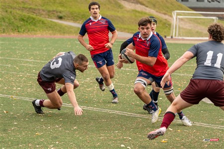 RSEQ 2024 - Finale Rugby Univ Masc - ETS (19) vs (14) Ottawa - 2 Mi-Temps Reel A