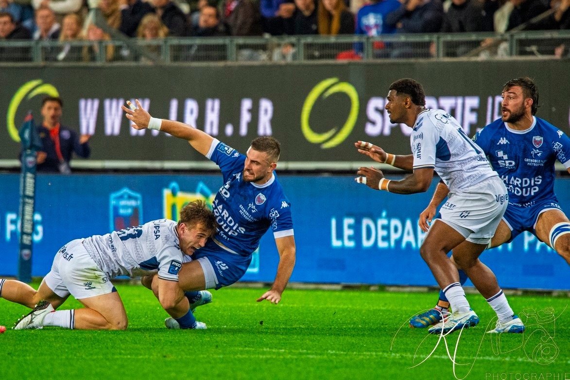  FC Grenoble Rugby - SU Agen - Rugby - FFR 2024 PRO D2 - Grenoble (37) vs (10) Agen (#PD224PD2GRSUA11) Photo by: Karine Valentin | Siuxy Sports 2024-11-01