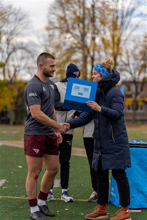 RSEQ 2024 - Finale Rugby Univ Masc - ETS vs Ottawa - Medailles OTT