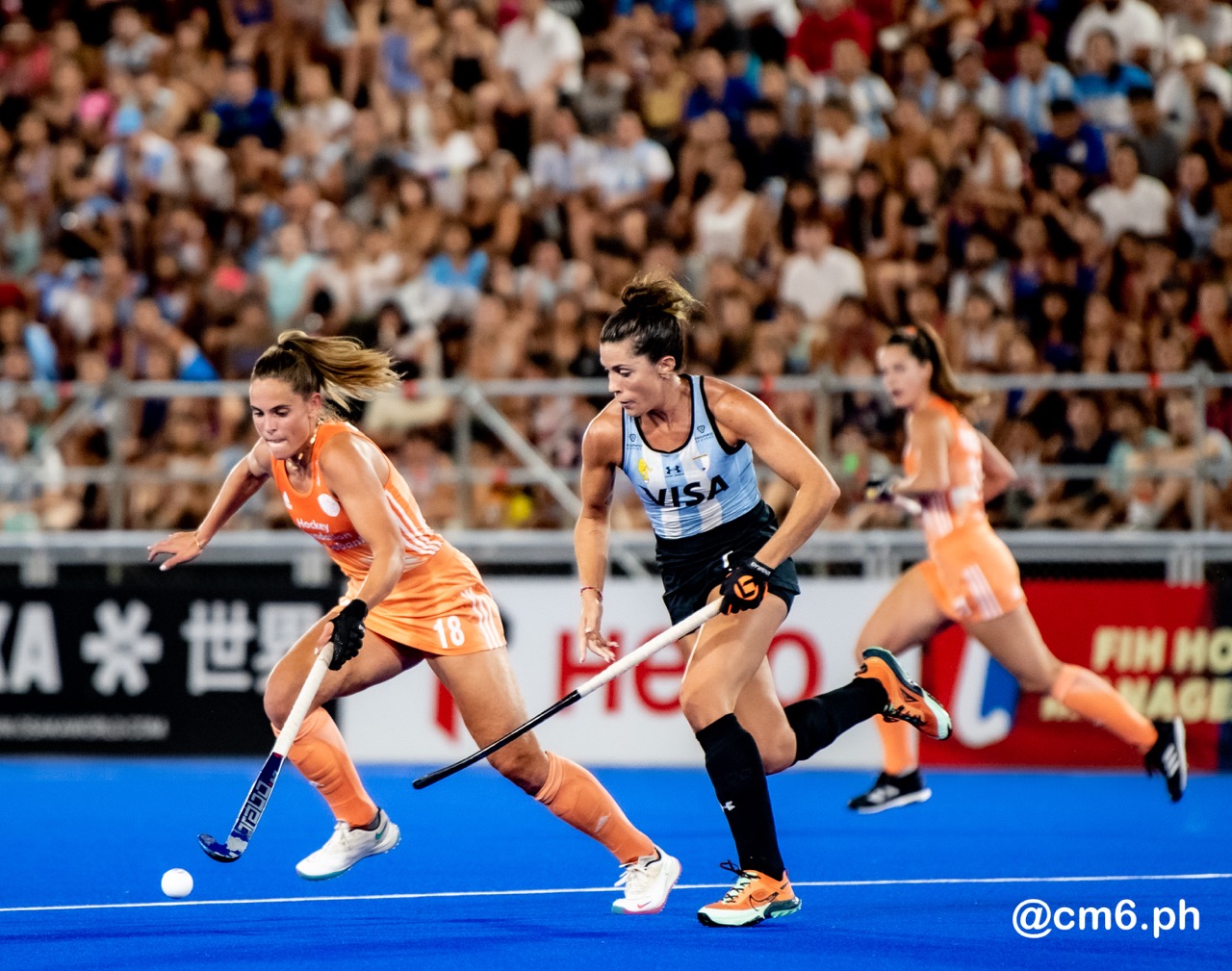 Agustina ALBERTARRIO -  Selección femenina de hockey sobre césped de Argentina - Netherlands women's national field hockey team - Field hockey - FIH PRO LEAGUE FEM 2023-2024 - ARGENTINA (1) VS (7) Países Bajos (#FIHPF24ARGPAB12) Photo by: Christian Mas | Siuxy Sports 2023-12-12