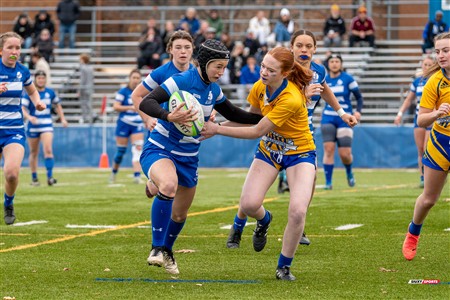 RSEQ 2024 - Final Rugby Fem CEGEP - John Abbott (12) vs (21) Dawson - First Half