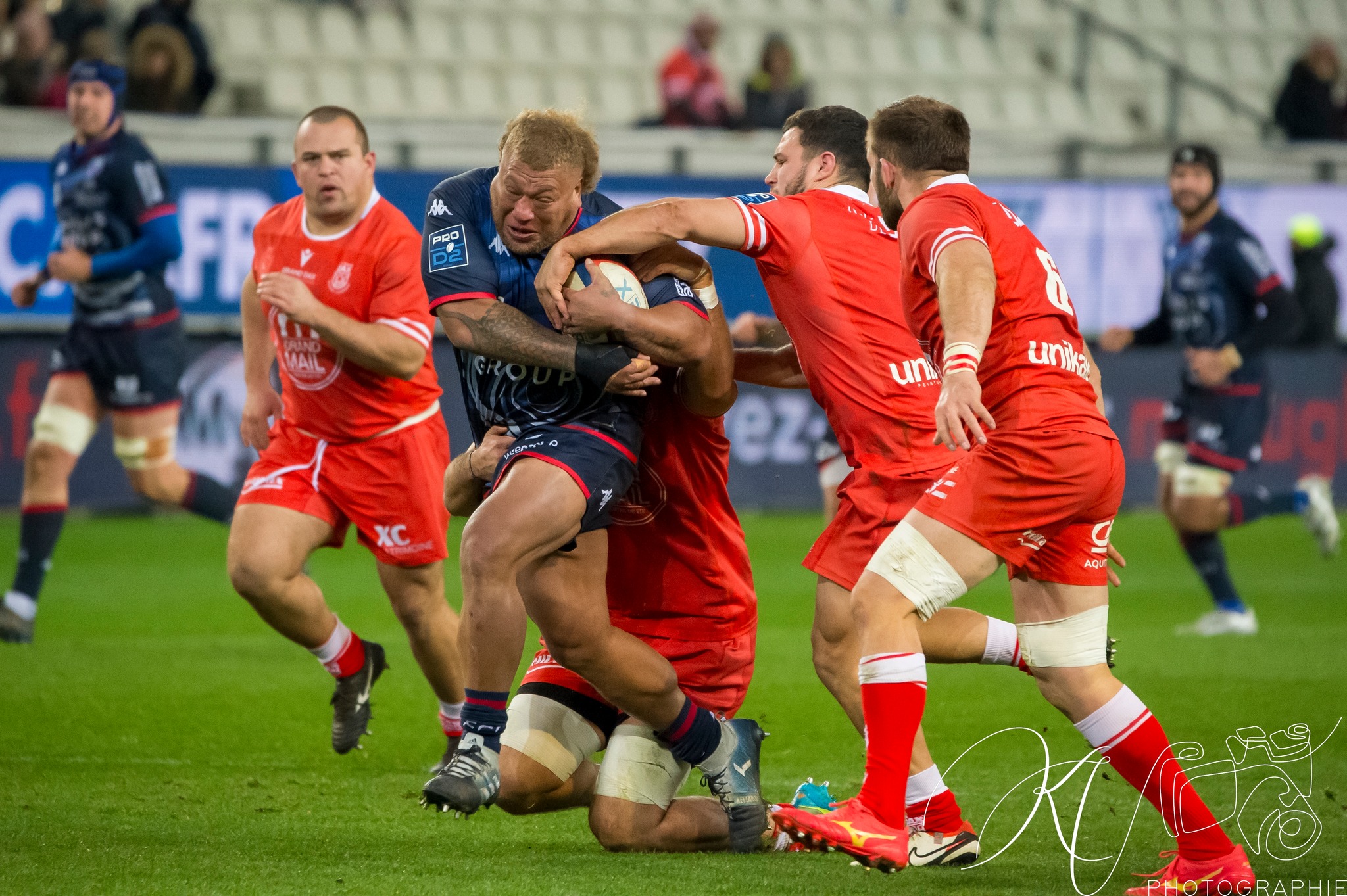 Siua HALANUKONUKA -  FC Grenoble Rugby - US Dax - Rugby - Pro D2 - FC Grenoble (24) vs (27) US Dax (#PD224FCGDAX01) Photo by: Karine Valentin | Siuxy Sports 2024-01-19