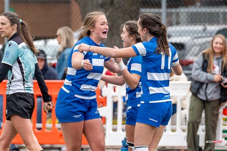 RSEQ 2024 - Final Rugby Fem CEGEP - John Abbott (12) vs (21) Dawson - First Half