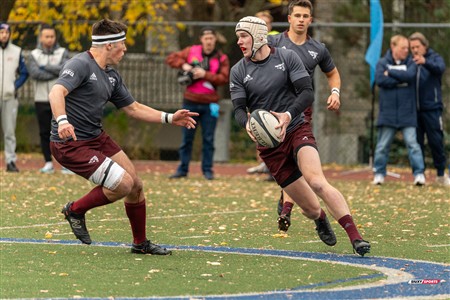 RSEQ 2024 - Finale Rugby Univ Masc - ETS (19) vs (14) Ottawa - 1 Mi-Temps Reel A