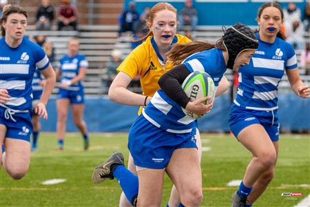RSEQ 2024 - Final Rugby Fem CEGEP - John Abbott (12) vs (21) Dawson - First Half