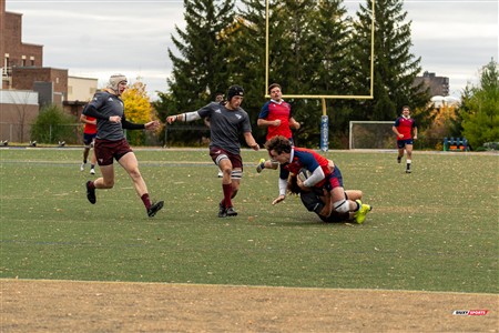 RSEQ 2024 - Finale Rugby Univ Masc - ETS (19) vs (14) Ottawa - 2 Mi-Temps Reel A