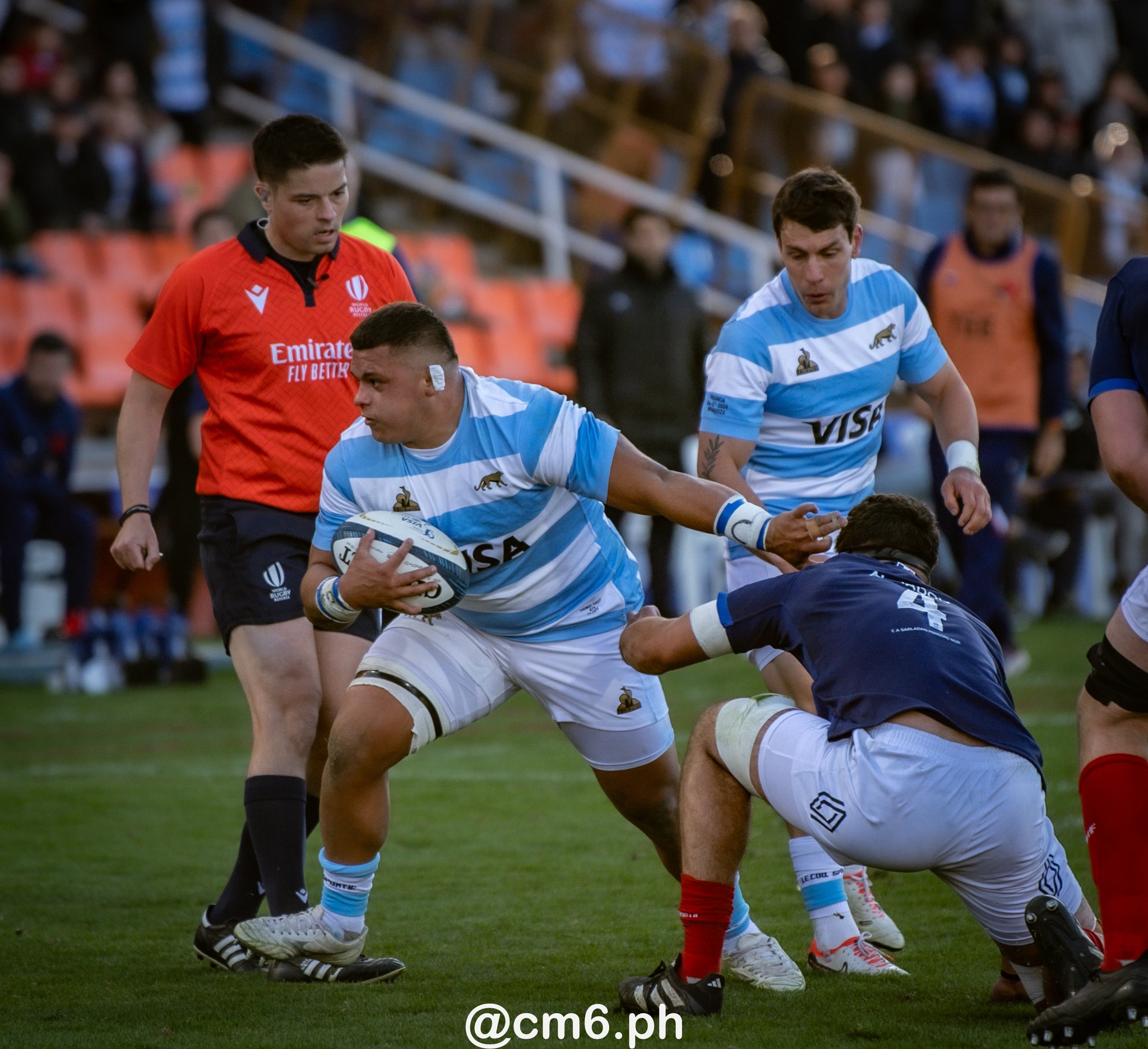Gonzalo BERTRANOU -  Selección Argentina de Rugby XV - Équipe de France de rugby à XV - Rugby - 2024 - Los Pumas - Argentina (13) vs (28) Francia (#2024PUMFRA07) Photo by: Christian Mas | Siuxy Sports 2024-07-06