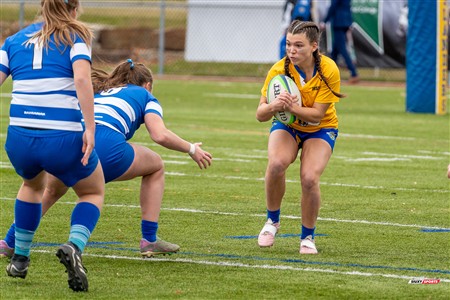 RSEQ 2024 - Final Rugby Fem CEGEP - John Abbott (12) vs (21) Dawson - First Half