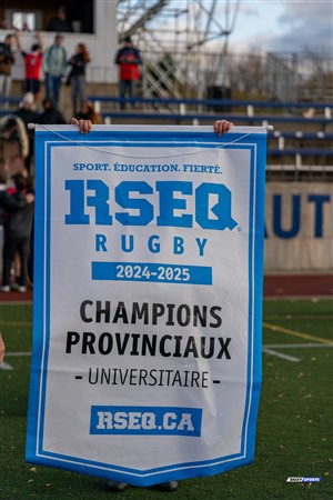 RSEQ 2024 - Finale Rugby Univ Masc - ETS vs Ottawa - Célébrations