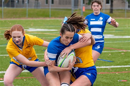 RSEQ 2024 - Final Rugby Fem CEGEP - John Abbott (12) vs (21) Dawson - First Half