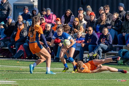 RSEQ 2024 - Démi Finale Rugby Fem Cegep - André Laurendeau (31) vs (43) Dawson