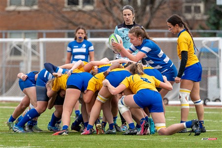 RSEQ 2024 - Final Rugby Fem CEGEP - John Abbott (12) vs (21) Dawson - First Half