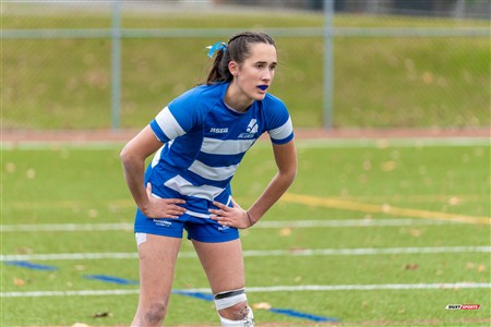RSEQ 2024 - Final Rugby Fem CEGEP - John Abbott (12) vs (21) Dawson - First Half