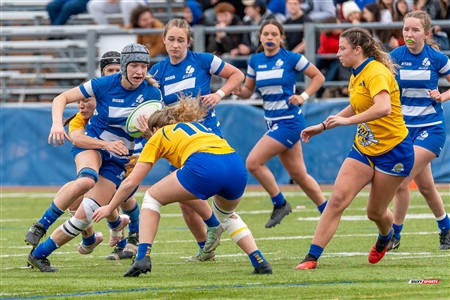 RSEQ 2024 - Final Rugby Fem CEGEP - John Abbott (12) vs (21) Dawson - First Half