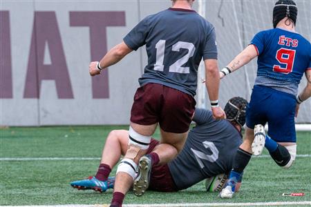 RSEQ 2024 - Rugby Univ. Masc - Ottawa U (18) vs (16) ETS - 1st Half