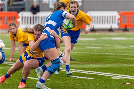 RSEQ 2024 - Final Rugby Fem CEGEP - John Abbott (12) vs (21) Dawson - First Half