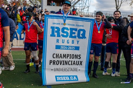 RSEQ 2024 - Finale Rugby Univ Masc - ETS vs Ottawa - Célébrations